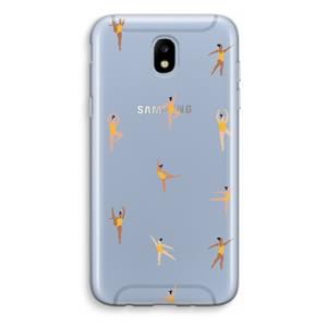 CaseCompany Dans #2: Samsung Galaxy J5 (2017) Transparant Hoesje