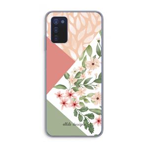 CaseCompany Sweet heaven geometrics: Samsung Galaxy A03s Transparant Hoesje