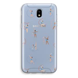 CaseCompany Dancing #3: Samsung Galaxy J5 (2017) Transparant Hoesje