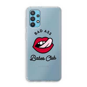 CaseCompany Badass Babes Club: Samsung Galaxy A32 4G Transparant Hoesje