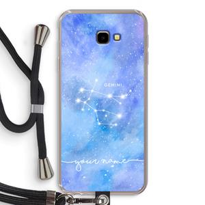 CaseCompany Sterrenbeeld - Licht: Samsung Galaxy J4 Plus Transparant Hoesje met koord