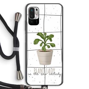 CaseCompany Kamerplant op vensterruit: Xiaomi Redmi Note 10 5G Transparant Hoesje met koord