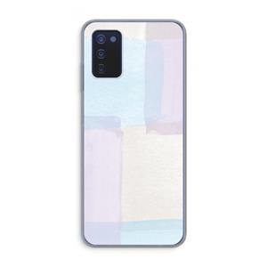 CaseCompany Square pastel: Samsung Galaxy A03s Transparant Hoesje