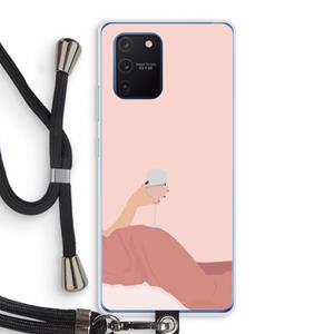 CaseCompany Wine: Samsung Galaxy Note 10 Lite Transparant Hoesje met koord