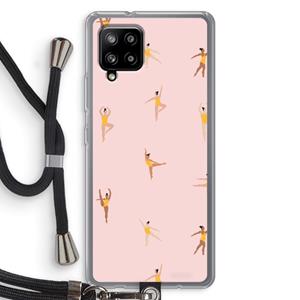 CaseCompany Dans #2: Samsung Galaxy A42 5G Transparant Hoesje met koord