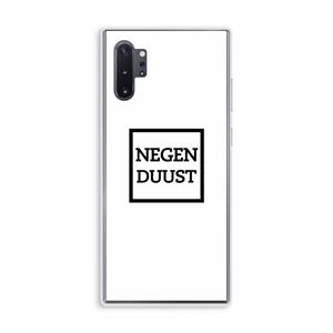 CaseCompany Negenduust vierkant: Samsung Galaxy Note 10 Plus Transparant Hoesje