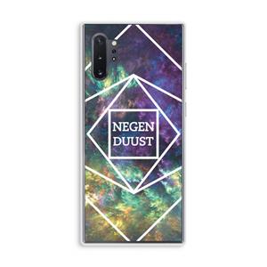 CaseCompany Negenduust ruimte: Samsung Galaxy Note 10 Plus Transparant Hoesje