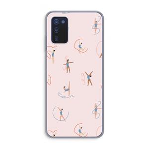 CaseCompany Dancing #3: Samsung Galaxy A03s Transparant Hoesje