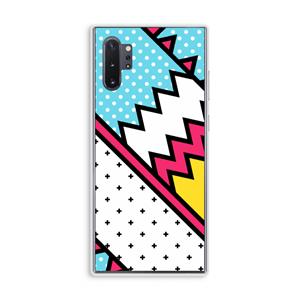 CaseCompany Pop Art #2: Samsung Galaxy Note 10 Plus Transparant Hoesje