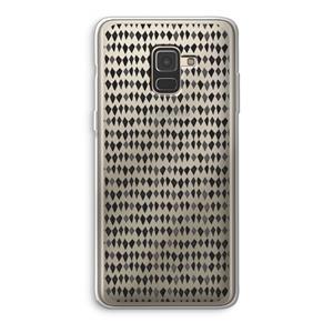 CaseCompany Crazy shapes: Samsung Galaxy A8 (2018) Transparant Hoesje