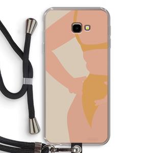 CaseCompany Bikini body: Samsung Galaxy J4 Plus Transparant Hoesje met koord