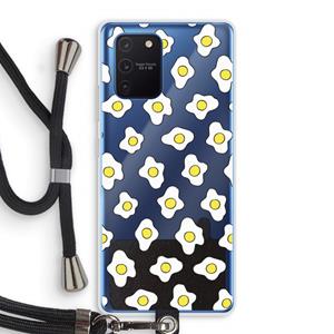 CaseCompany Spiegeleitjes: Samsung Galaxy Note 10 Lite Transparant Hoesje met koord