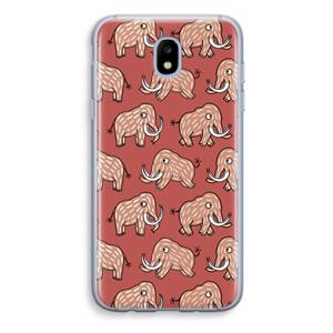 CaseCompany Mammoet: Samsung Galaxy J5 (2017) Transparant Hoesje