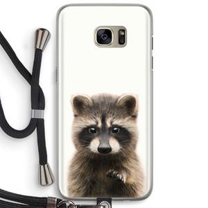CaseCompany Rocco: Samsung Galaxy S7 Edge Transparant Hoesje met koord