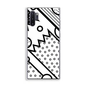 CaseCompany Pop Art #4: Samsung Galaxy Note 10 Plus Transparant Hoesje