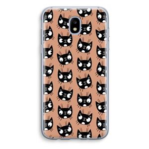 CaseCompany Kat: Samsung Galaxy J5 (2017) Transparant Hoesje