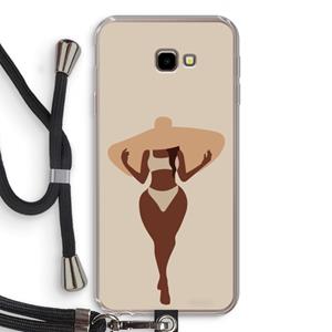 CaseCompany Let's get salty: Samsung Galaxy J4 Plus Transparant Hoesje met koord
