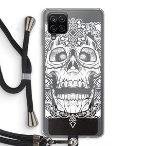 CaseCompany Seek & Destroy: Samsung Galaxy A12 Transparant Hoesje met koord