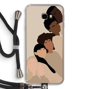 CaseCompany Sweet creatures: Samsung Galaxy J4 Plus Transparant Hoesje met koord