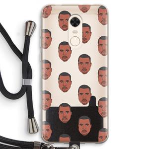 CaseCompany Kanye Call Me℃: Xiaomi Redmi 5 Transparant Hoesje met koord