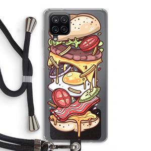 CaseCompany Diet Coke Please: Samsung Galaxy A12 Transparant Hoesje met koord
