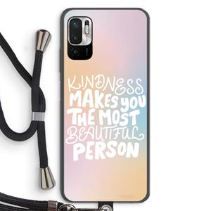 CaseCompany The prettiest: Xiaomi Redmi Note 10 5G Transparant Hoesje met koord