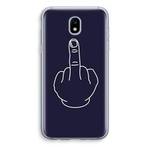 CaseCompany F**k U: Samsung Galaxy J5 (2017) Transparant Hoesje