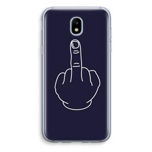 CaseCompany F**k U: Samsung Galaxy J5 (2017) Transparant Hoesje