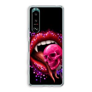CaseCompany Dodelijk zoet: Sony Xperia 5 III Transparant Hoesje