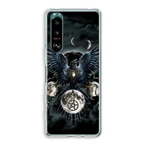 CaseCompany Sinister Wings: Sony Xperia 5 III Transparant Hoesje
