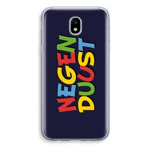 CaseCompany 90's One: Samsung Galaxy J5 (2017) Transparant Hoesje