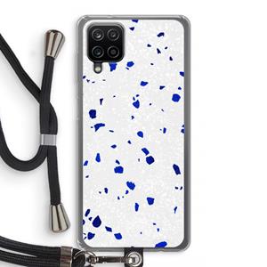 CaseCompany Terrazzo N°5: Samsung Galaxy A12 Transparant Hoesje met koord