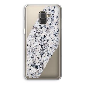 CaseCompany Gespikkelde marmer: Samsung Galaxy A8 (2018) Transparant Hoesje