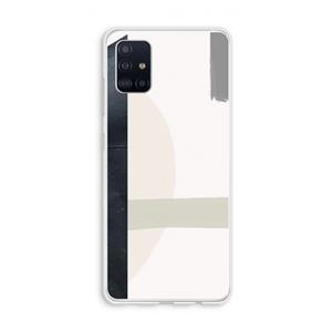 CaseCompany Baca: Galaxy A51 4G Transparant Hoesje