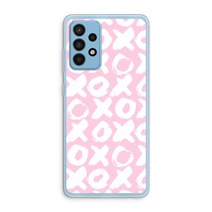 CaseCompany XOXO: Samsung Galaxy A52 Transparant Hoesje