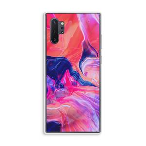 CaseCompany Earth And Ocean: Samsung Galaxy Note 10 Plus Transparant Hoesje