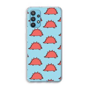 CaseCompany Dinosawrr: Samsung Galaxy A32 4G Transparant Hoesje
