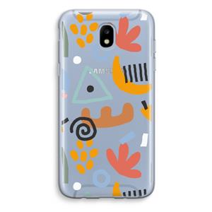 CaseCompany Abstract: Samsung Galaxy J5 (2017) Transparant Hoesje
