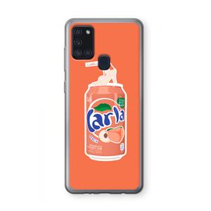 CaseCompany S(peach)less: Samsung Galaxy A21s Transparant Hoesje