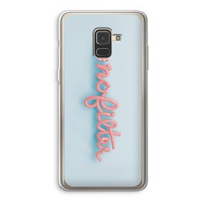 CaseCompany nofilter: Samsung Galaxy A8 (2018) Transparant Hoesje