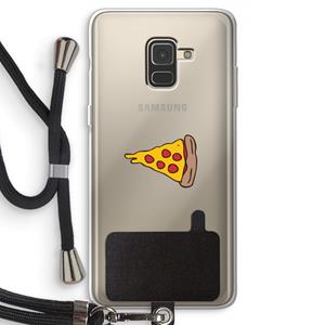 CaseCompany You Complete Me #1: Samsung Galaxy A8 (2018) Transparant Hoesje met koord