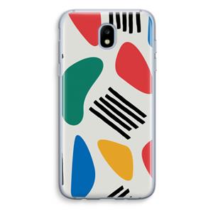 CaseCompany Illustratieve pop 1: Samsung Galaxy J5 (2017) Transparant Hoesje