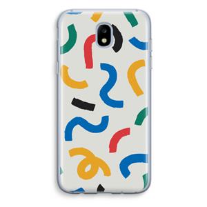 CaseCompany Illustratieve pop 2: Samsung Galaxy J5 (2017) Transparant Hoesje
