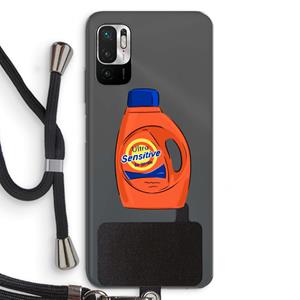 CaseCompany Ultra Sensitive: Xiaomi Redmi Note 10 5G Transparant Hoesje met koord