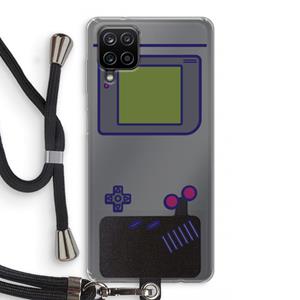 CaseCompany Game On: Samsung Galaxy A12 Transparant Hoesje met koord