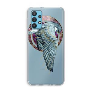 CaseCompany Golden Falcon: Samsung Galaxy A32 4G Transparant Hoesje