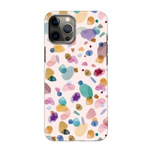 CaseCompany Terrazzo Memphis Pink: Volledig geprint iPhone 12 Hoesje