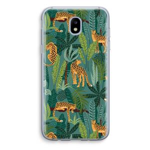CaseCompany Luipaard 2: Samsung Galaxy J5 (2017) Transparant Hoesje