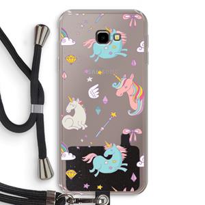 CaseCompany Fantasiewereld: Samsung Galaxy J4 Plus Transparant Hoesje met koord