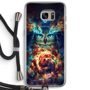 CaseCompany Aurowla: Samsung Galaxy S7 Edge Transparant Hoesje met koord